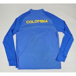 Nike Columbia Pullover‎ Mens Large. Pro Elite Qt. Zip Blue Track Jacket. NEW